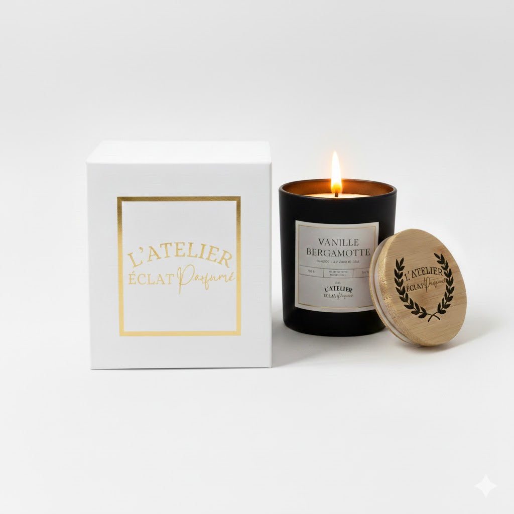 Bougie parfumée Impakt - Bougie parfumée de Luxe - Pot en Verres